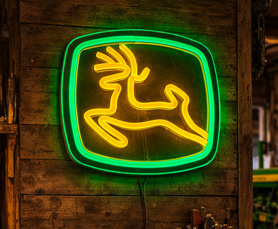 Deere Farmer Neon Sign