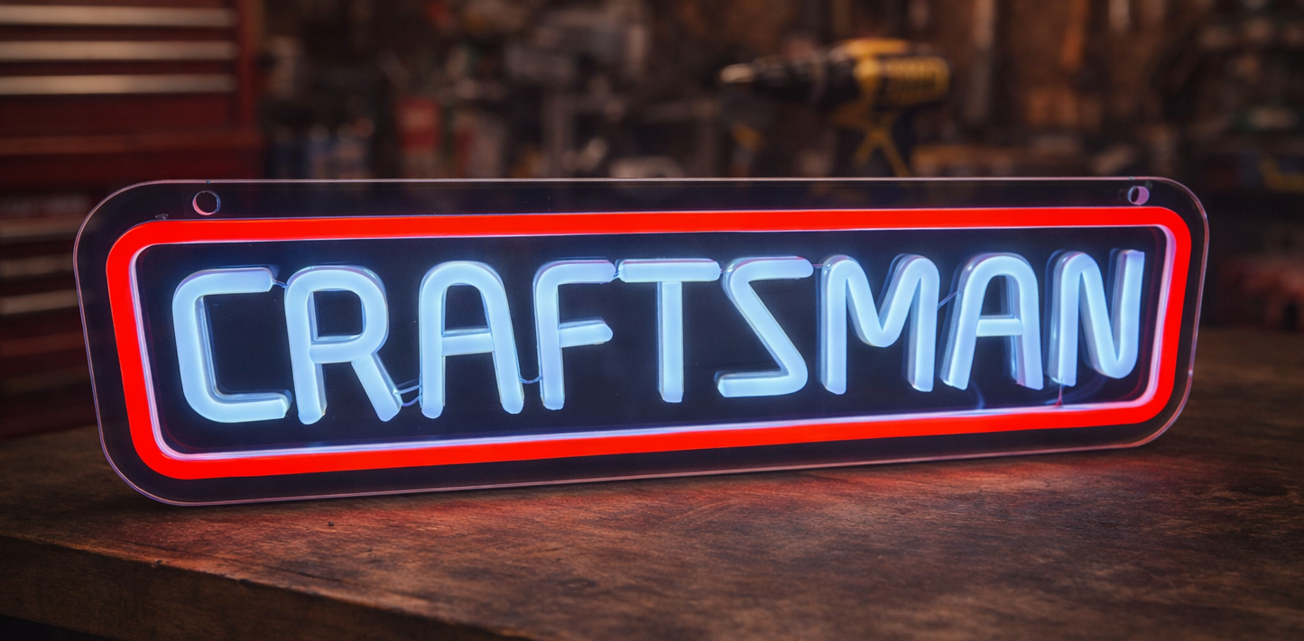 Craftsman Tools LED Neon Sign