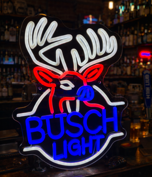Deer Beer Neon Sign