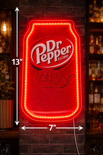 Soda Pop Drink Neon Sign