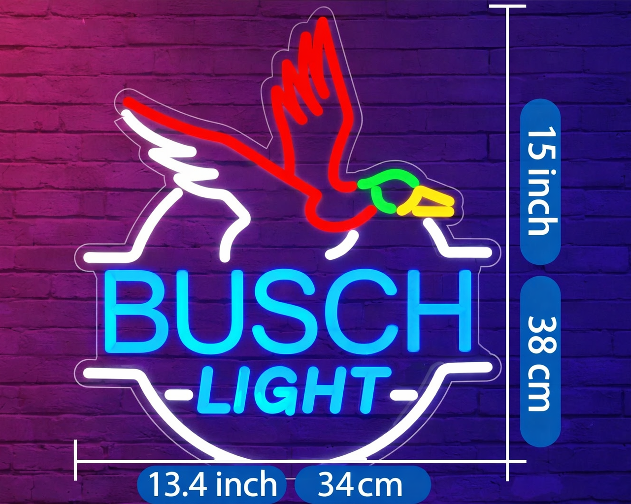 Duck Beer Neon Sign
