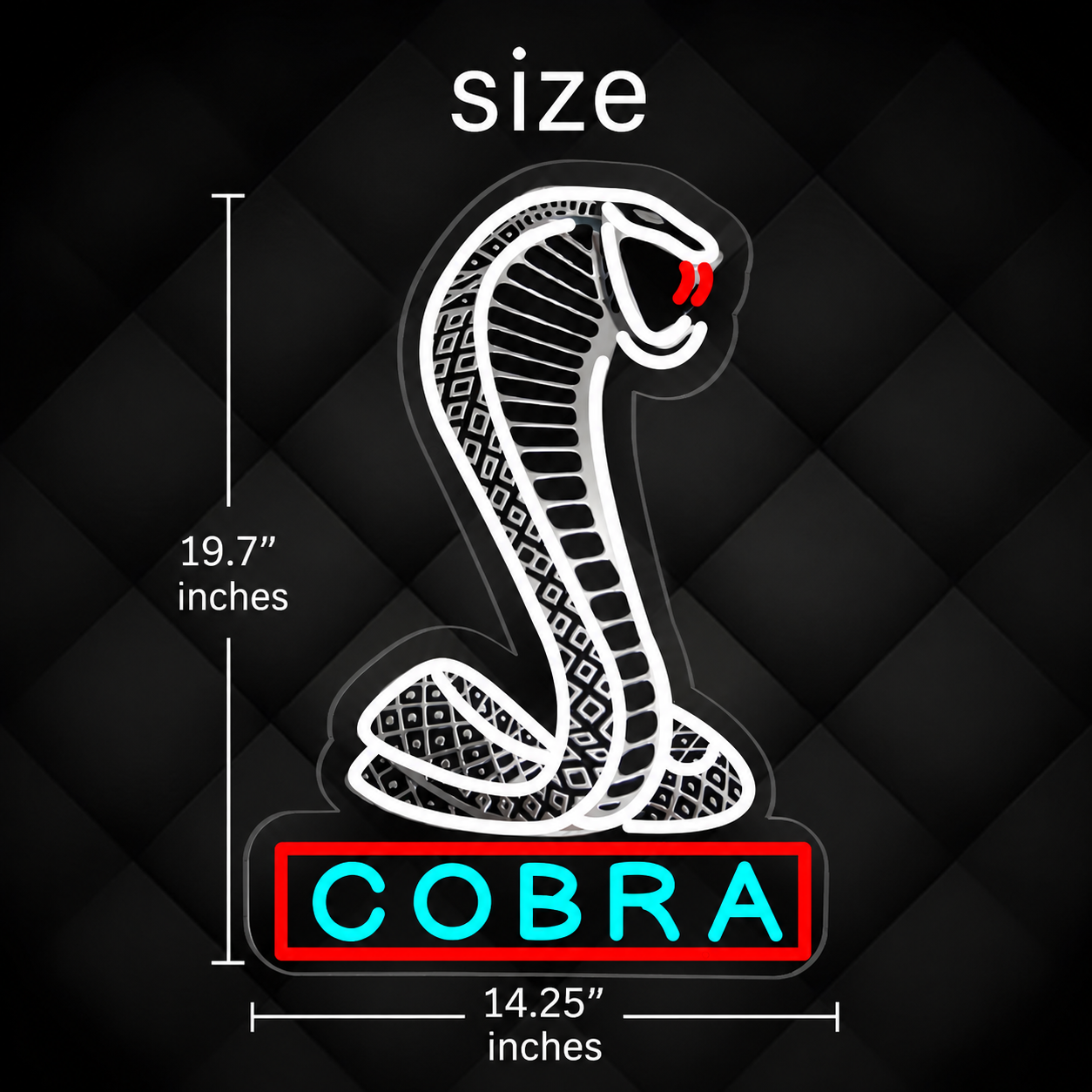 Shelby Cobra Ford Mustang Neon Sign