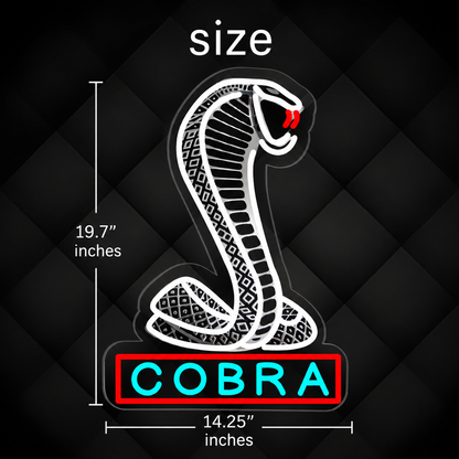 Shelby Cobra Ford Mustang Neon Sign