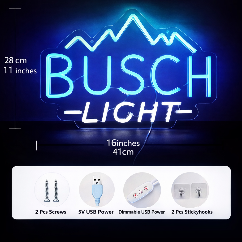Mountain Beer Neon Sign