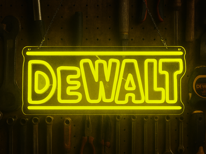 DeWalt Tools Neon Sign