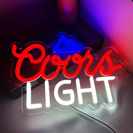 Coors Light Beer Neon Sign