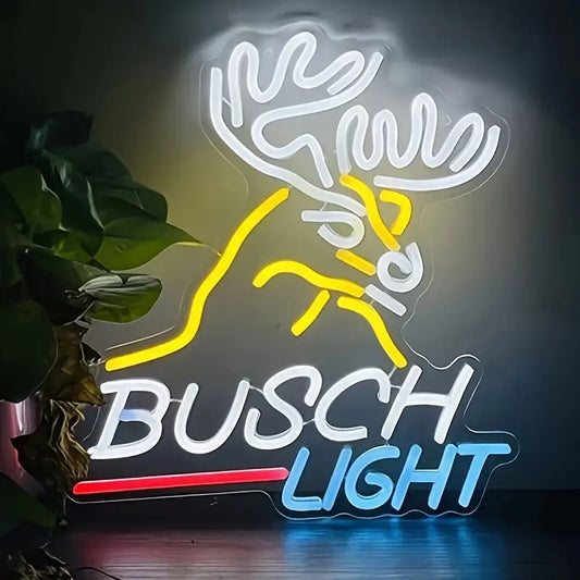 Busch Light Deer Neon Sign
