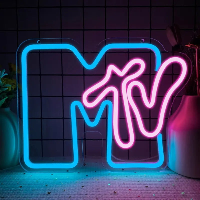 MTV Music Retro Neon Sign