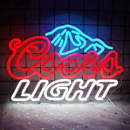 Coors Light Beer Neon Sign