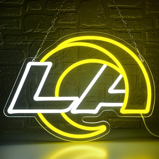 LA Chargers NFL Football Neon Sign
