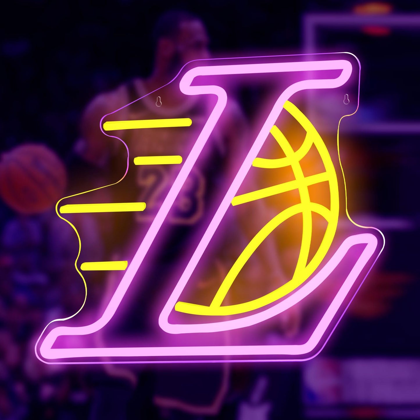 LA Lakers NBA Neon Sign