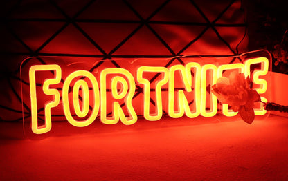 Fortnite Video Game Neon Sign