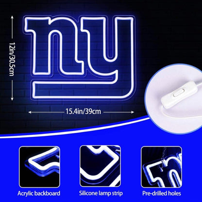New York Giants NFL Football Neon Sign