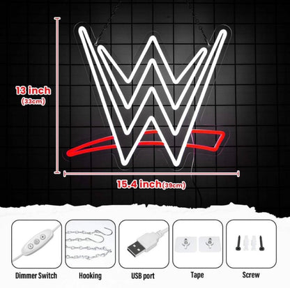 WWE Wrestling Neon Sign