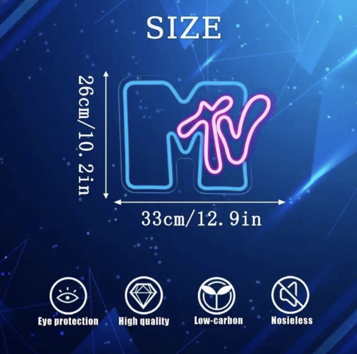 MTV Music Retro Neon Sign